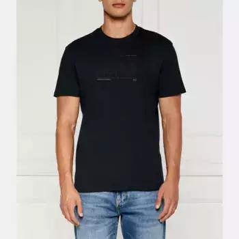Футболка стандартного кроя Armani Exchange, синий