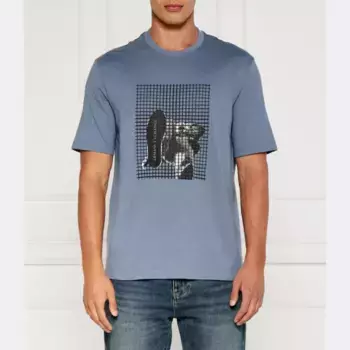 Футболка стандартного кроя Armani Exchange, синий