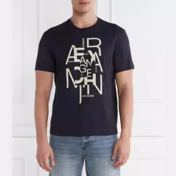 Футболка стандартного кроя Armani Exchange, синий
