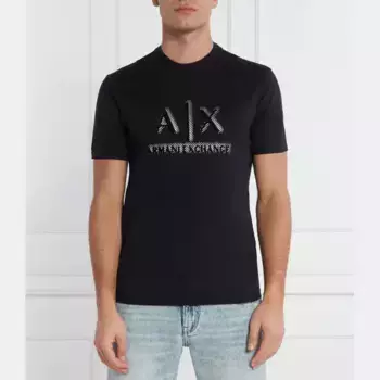Футболка стандартного кроя Armani Exchange, синий