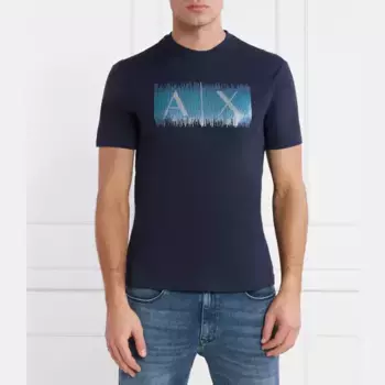 Футболка стандартного кроя Armani Exchange, синий
