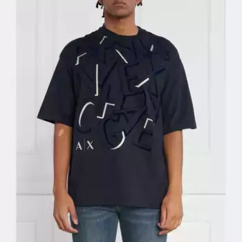 Футболка стандартного кроя Armani Exchange, синий