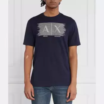 Футболка стандартного кроя Armani Exchange, синий