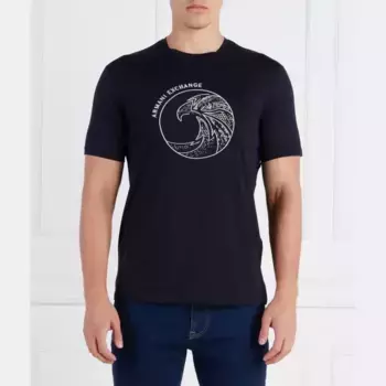 Футболка стандартного кроя Armani Exchange, синий