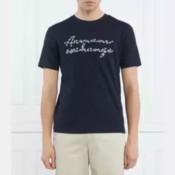 Футболка стандартного кроя Armani Exchange, синий