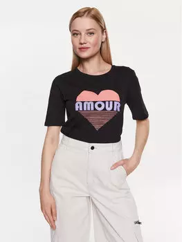 Футболка стандартного кроя B.Young, черный