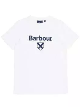 Футболка стандартного кроя Barbour, белый
