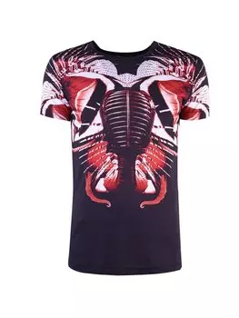 Футболка стандартного кроя Bikkembergs, черный