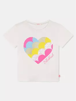 Футболка стандартного кроя Billieblush, экрю