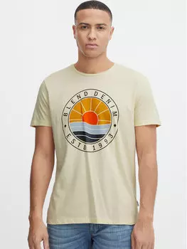 Футболка стандартного кроя Blend, экрю