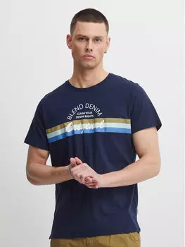 Футболка стандартного кроя Blend, синий
