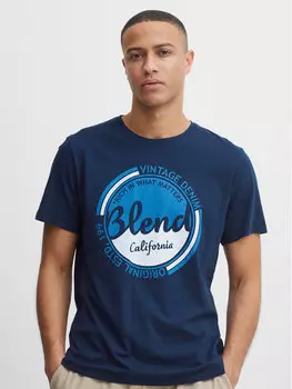 Футболка стандартного кроя Blend, синий