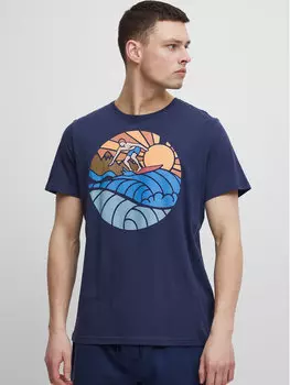 Футболка стандартного кроя Blend, синий