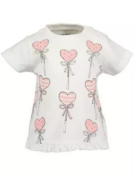 Футболка стандартного кроя Blue Seven, белый