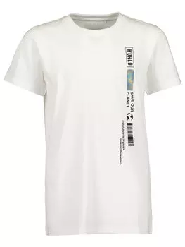 Футболка стандартного кроя Blue Seven, белый