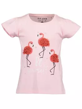 Футболка стандартного кроя Blue Seven, розовый