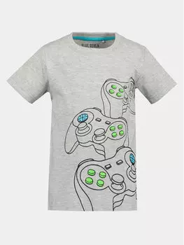 Футболка стандартного кроя Blue Seven, серый