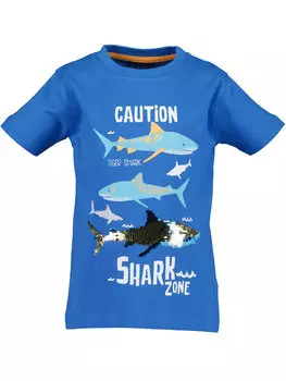 Футболка стандартного кроя Blue Seven, синий