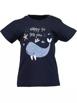 Футболка стандартного кроя Blue Seven, синий