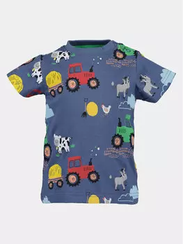 Футболка стандартного кроя Blue Seven, синий