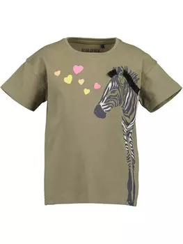 Футболка стандартного кроя Blue Seven, зеленый