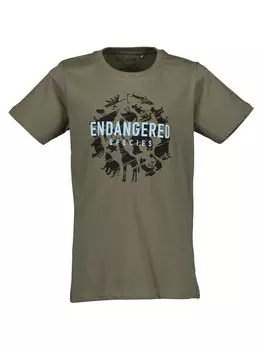 Футболка стандартного кроя Blue Seven, зеленый