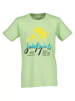 Футболка стандартного кроя Blue Seven, зеленый