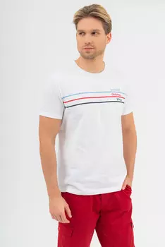 Футболка стандартного кроя Budmil, белый