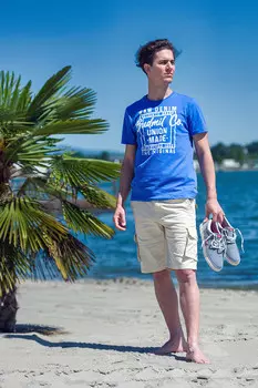 Футболка стандартного кроя Budmil, синий