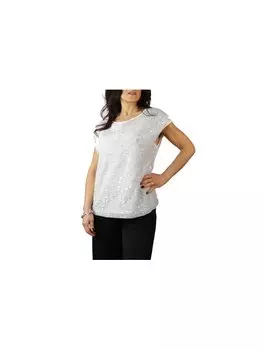 Футболка стандартного кроя Cafnoir, белый