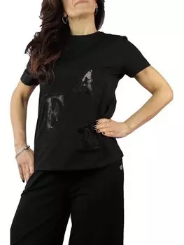 Футболка стандартного кроя Cafnoir, черный