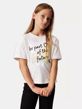 Футболка стандартного кроя Calvin Klein Jeans, экрю