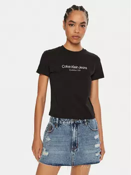 Футболка стандартного кроя Calvin Klein Jeans, черный
