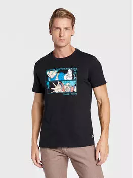 Футболка стандартного кроя Capslab, черный