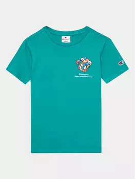 Футболка стандартного кроя Champion, бирюзовый