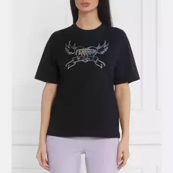 Футболка стандартного кроя Chiara Ferragni, черный