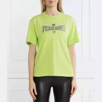 Футболка стандартного кроя Chiara Ferragni, зеленый