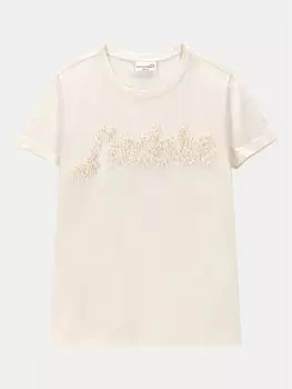 Футболка стандартного кроя Coccodrillo, экрю