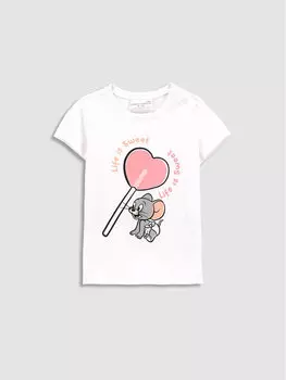 Футболка стандартного кроя Coccodrillo, белый