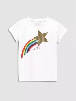 Футболка стандартного кроя Coccodrillo, белый