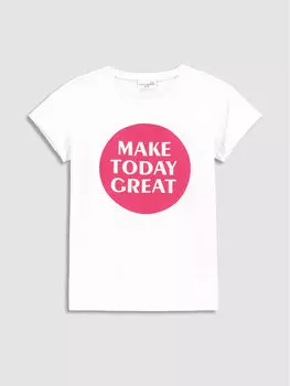 Футболка стандартного кроя Coccodrillo, белый