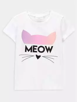 Футболка стандартного кроя Coccodrillo, белый