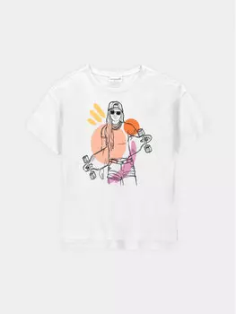 Футболка стандартного кроя Coccodrillo, белый