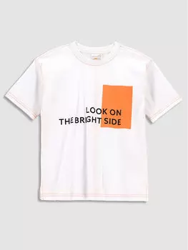 Футболка стандартного кроя Coccodrillo, белый