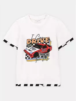 Футболка стандартного кроя Coccodrillo, белый