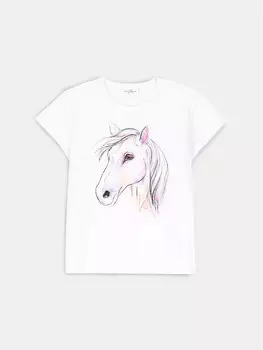 Футболка стандартного кроя Coccodrillo, белый