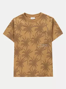 Футболка стандартного кроя Coccodrillo, бежевый