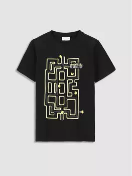 Футболка стандартного кроя Coccodrillo, черный