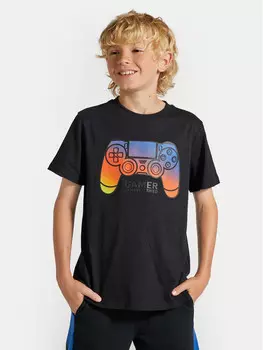 Футболка стандартного кроя Coccodrillo, черный