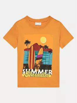 Футболка стандартного кроя Coccodrillo, коричневый